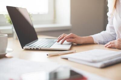 flexible erp system - person at desk