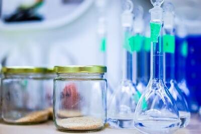 chemical manufacturing ERP - test tubes