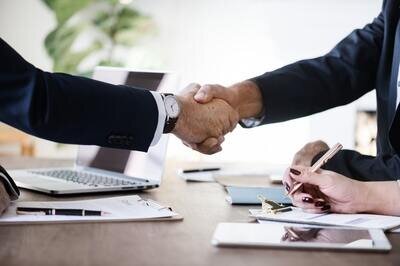 ERP consultant onboarding - handshake
