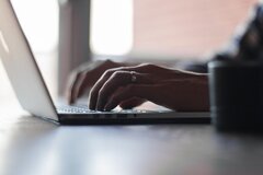 ERP superuser - man on laptop