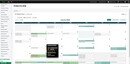 Sage X3's order shipping calendar showing scheduled and allocated orders.