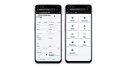 Mobile Sage X3 screens showing time classification and business functions.